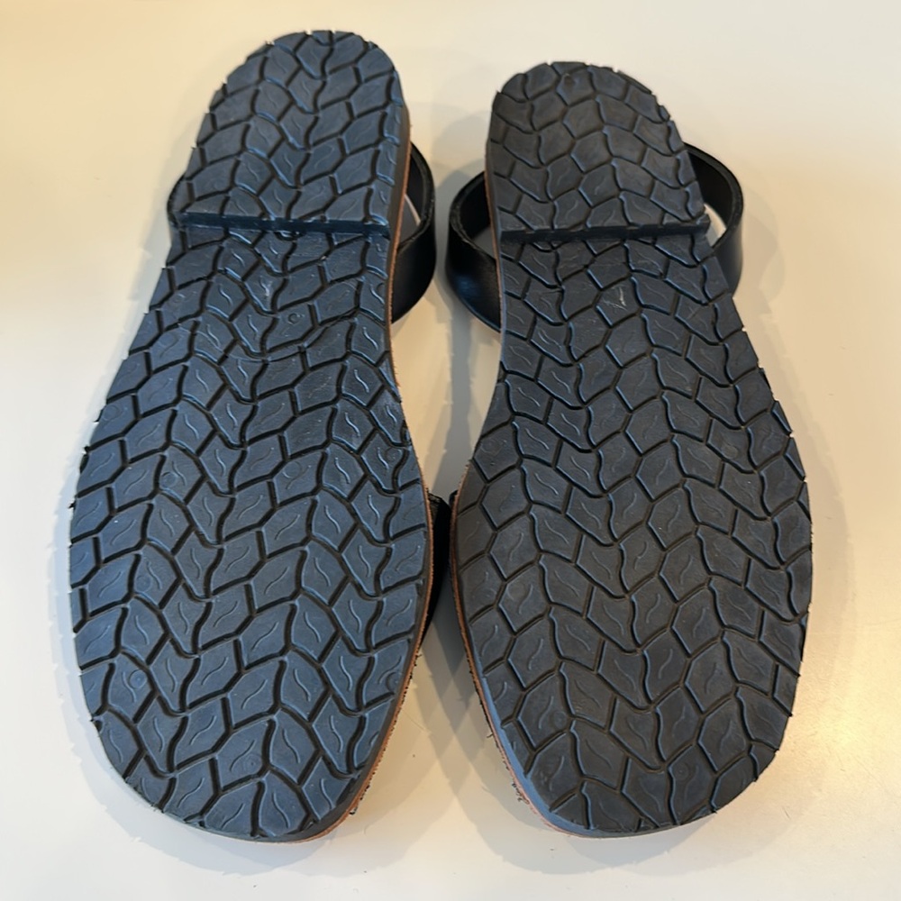 Authentic Menorcan sandals made in Menorca, Black with tan sole size 41 - Picture 5 of 5